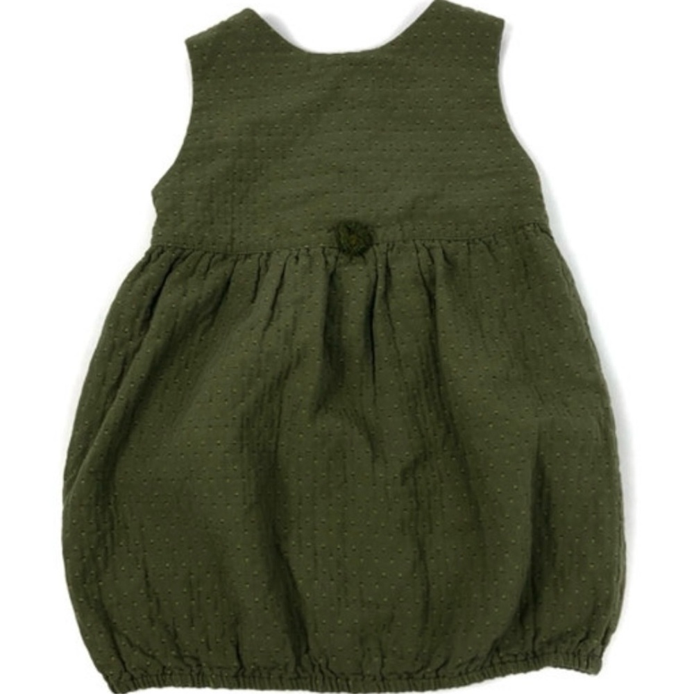 Petit Faune Green Bubble Dress